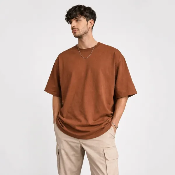 Brown_Cotton_T_Shirt_For_Men