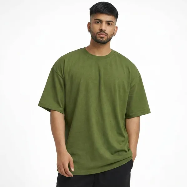 Green_Cotton_T_Shirt_For_Men