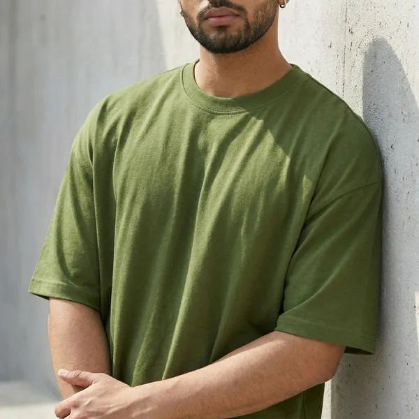 Green_Cotton_T_Shirt_For_Men