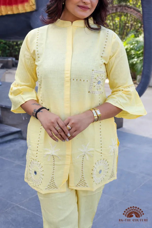 Women_Yellow_Embroidered_Kurta_Pajama_Set