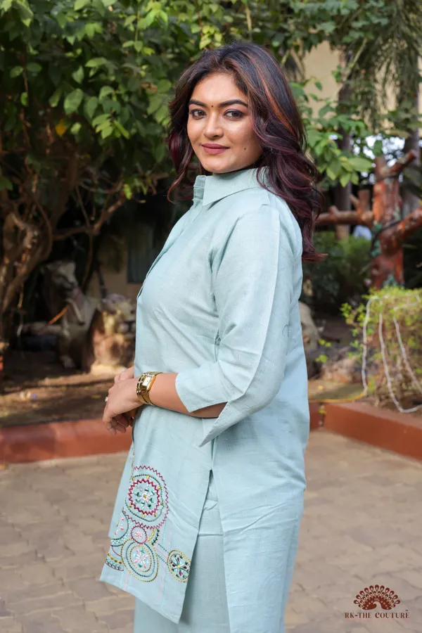 Light_Blue_Embroidered_Linen_Coord_Set_With_Circular_Motifs