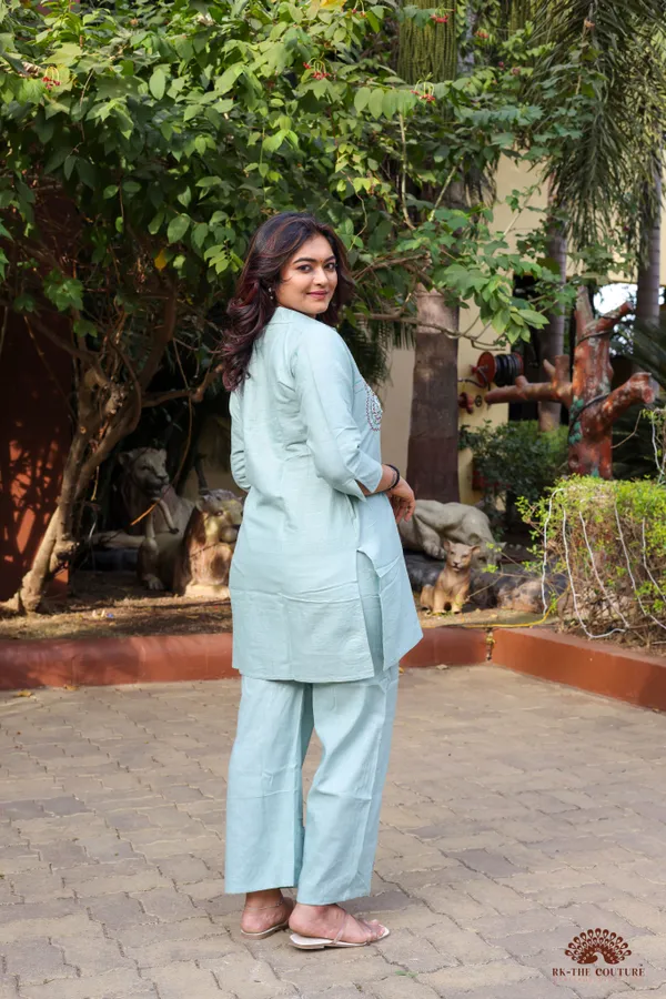 Light_Blue_Embroidered_Linen_Coord_Set_With_Circular_Motifs