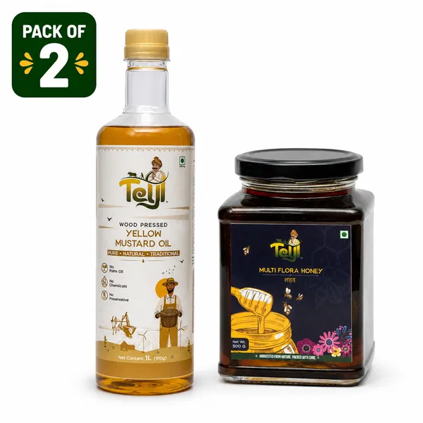 Wood_Pressed_Mustard_Oil_And_Multiflora_Honey_Glass_Jar_Pack_Of_2