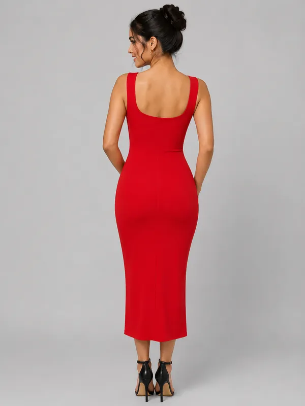 Red_Zurich_Lycra_Premium_Western_Dress_For_Women
