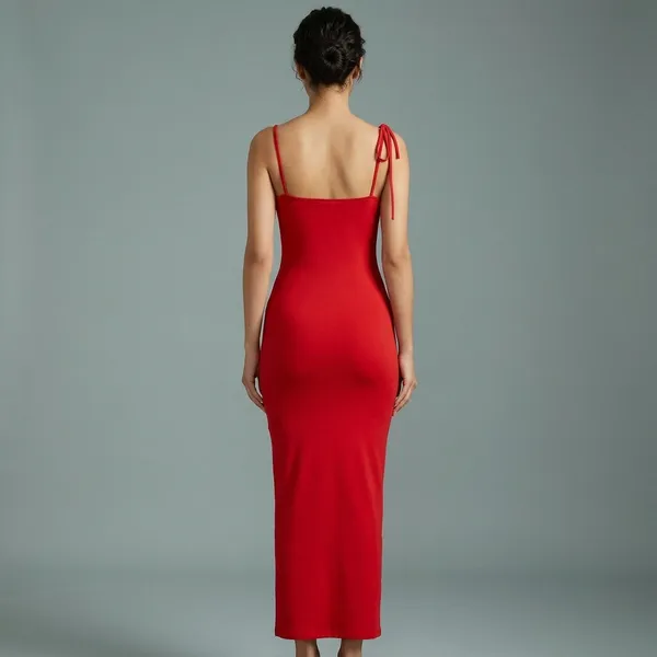 Red_Zurich_Lycra_Premium_Western_Dress_For_Women
