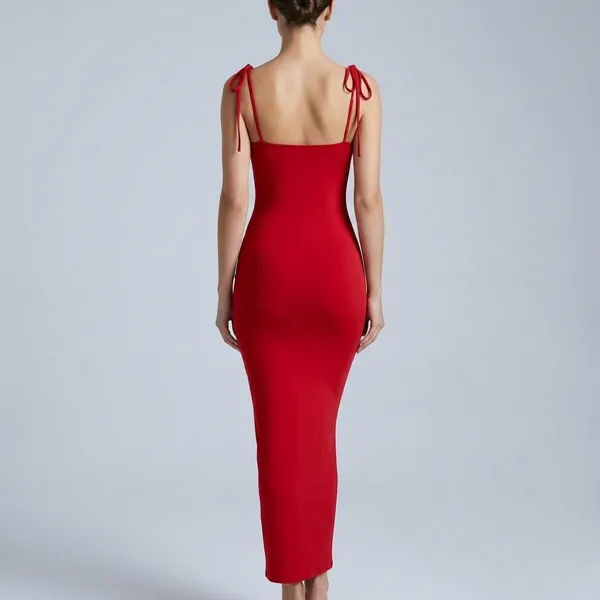 Red_Zurich_Lycra_Premium_Western_Dress_For_Women