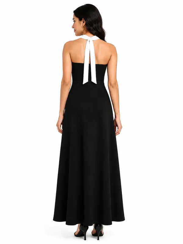 Black_And_White_Zurich_Lycra_Premium_Western_Dress_For_Women