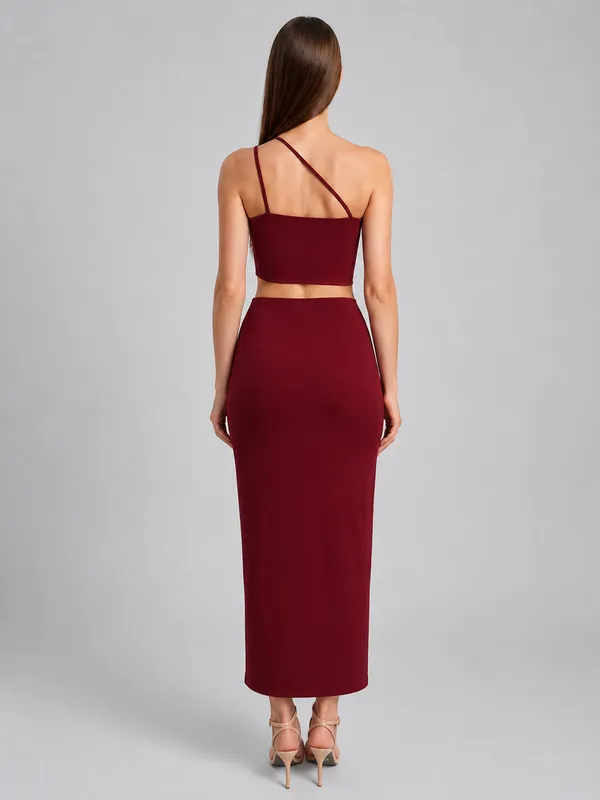 Maroon_Zurich_Lycra_Premium_Western_Dress_For_Women