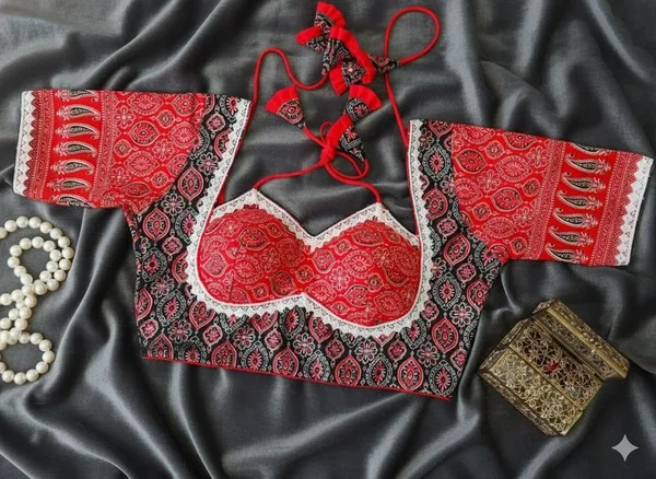 Red_Cotton_Blouse_For_Women