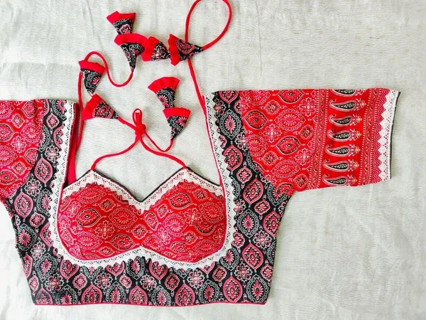 Red_Cotton_Blouse_For_Women