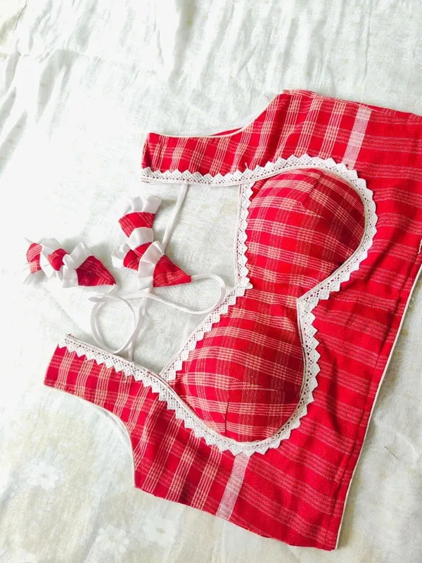 Red_Cotton_Blouse_For_Women