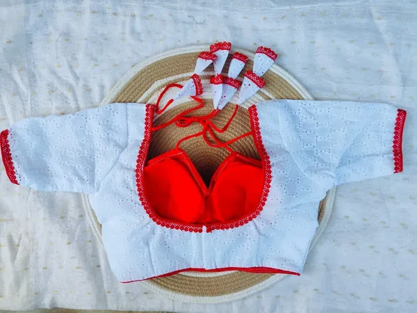 Red_And_White_Cotton_Blouse_For_Women
