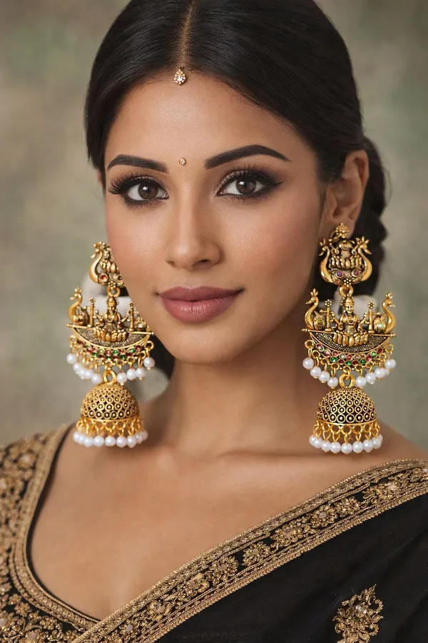 Gold_Brass_Jhumki_Earring_For_Women