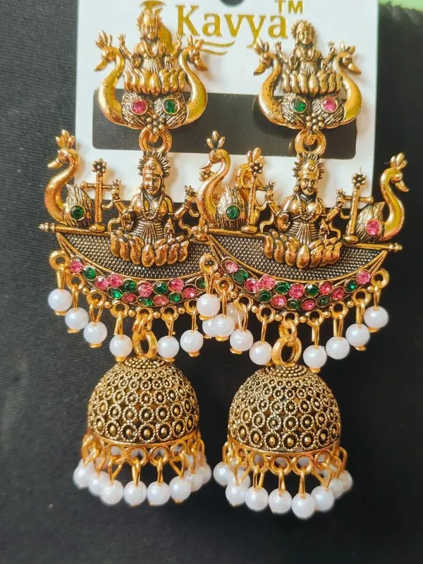 Gold_Brass_Jhumki_Earring_For_Women