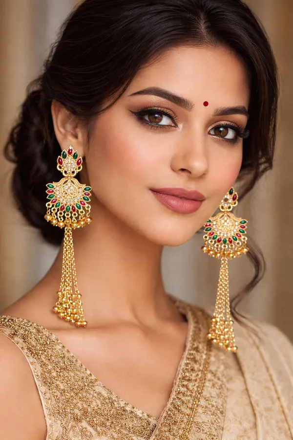 Gold_Brass_Jhumki_Earring_For_Women