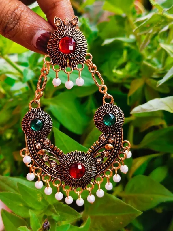 Multicolor_Brass_Jhumki_Earring_For_Women