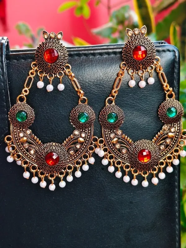 Multicolor_Brass_Jhumki_Earring_For_Women