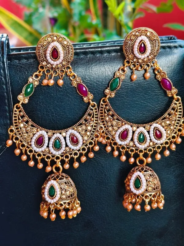 Multicolor_Brass_Jhumki_Earring_For_Women