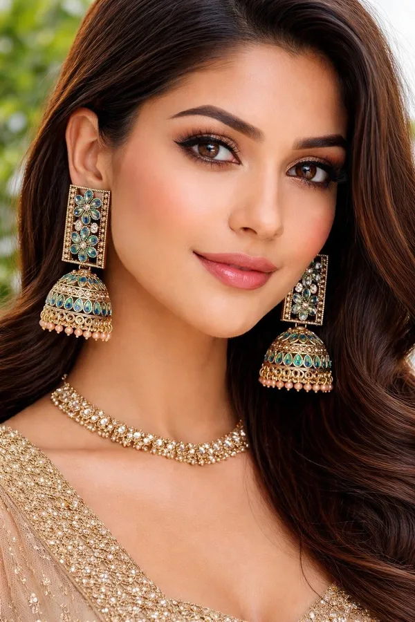 Multicolor_Jhumki_Earring_For_Women