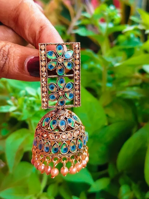 Multicolor_Jhumki_Earring_For_Women