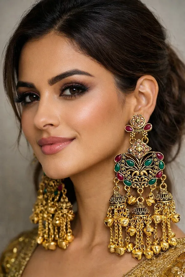 Multicolor_Jhumki_Earring_For_Women