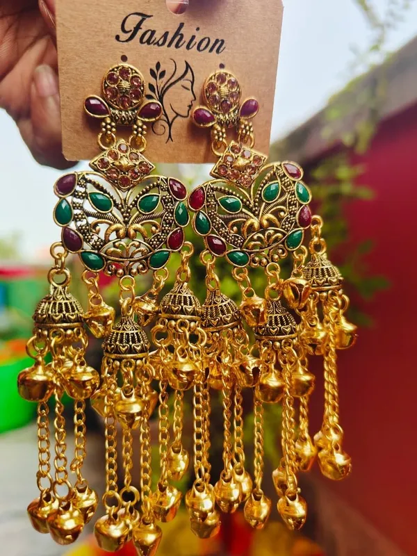 Multicolor_Jhumki_Earring_For_Women