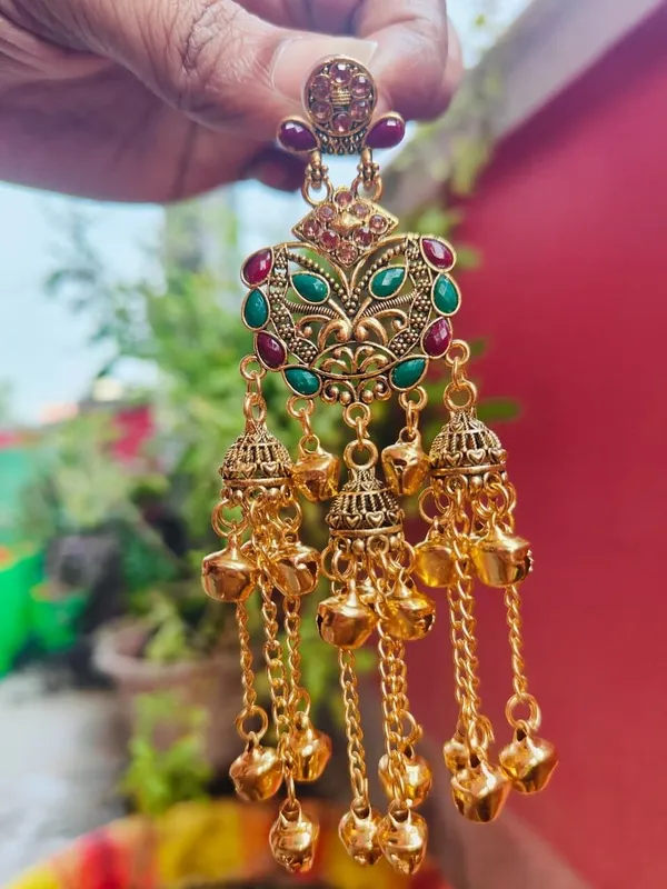 Multicolor_Jhumki_Earring_For_Women