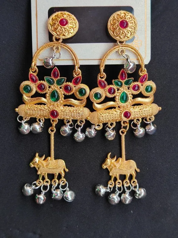 Gold_Brass_Jhumki_Earring_For_Women