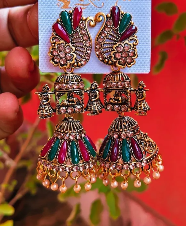 Gold_Brass_Jhumki_Earring_For_Women