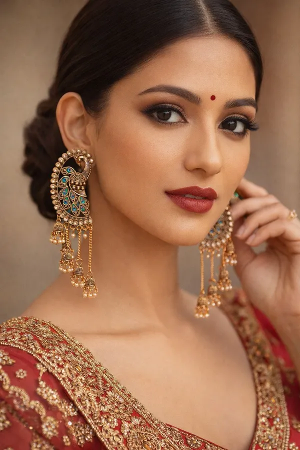 Gold_Brass_Jhumki_Earring_For_Women