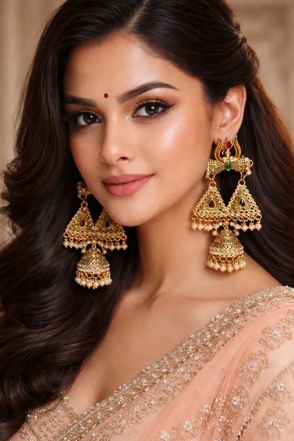 Gold_Brass_Jhumki_Earring_For_Women