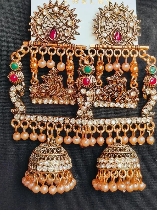 Gold_Brass_Jhumki_Earring_For_Women