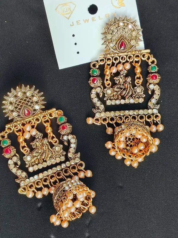 Gold_Brass_Jhumki_Earring_For_Women