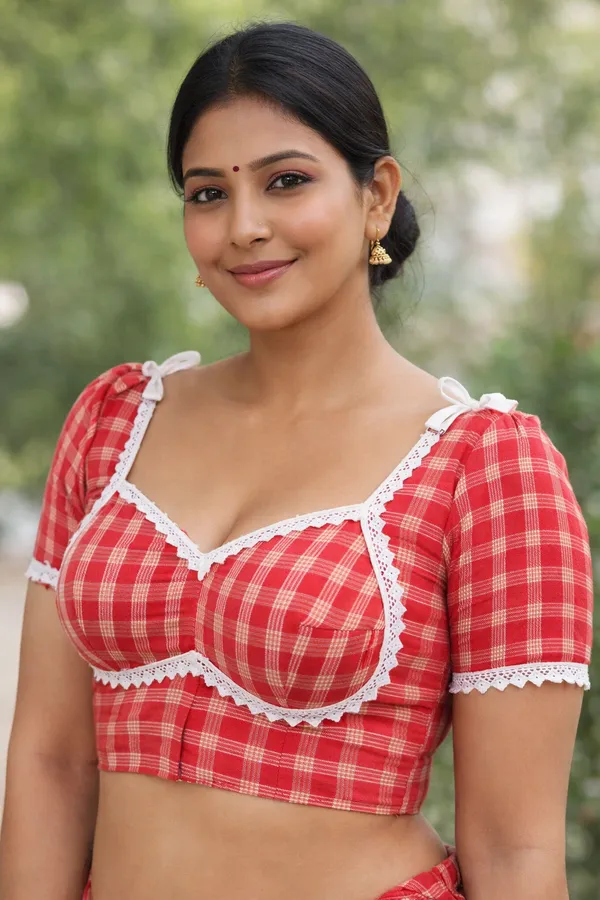 Red_Cotton_Blouse_For_Women