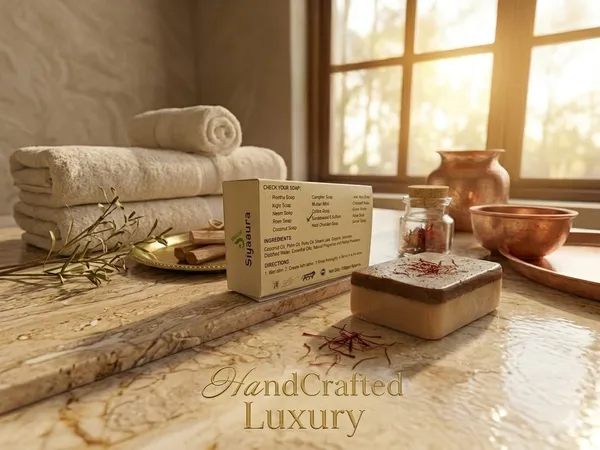 Handcrafted_Luxury_Natural_Sandalwood_And_Saffron_Soap_Bar