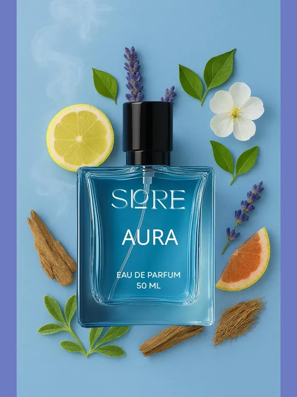 Aura_Eau_De_Parfum_Blue_Glass_Bottle_With_Citrus_Lavender_And_White_Floral_Notes_50_Ml_Aura