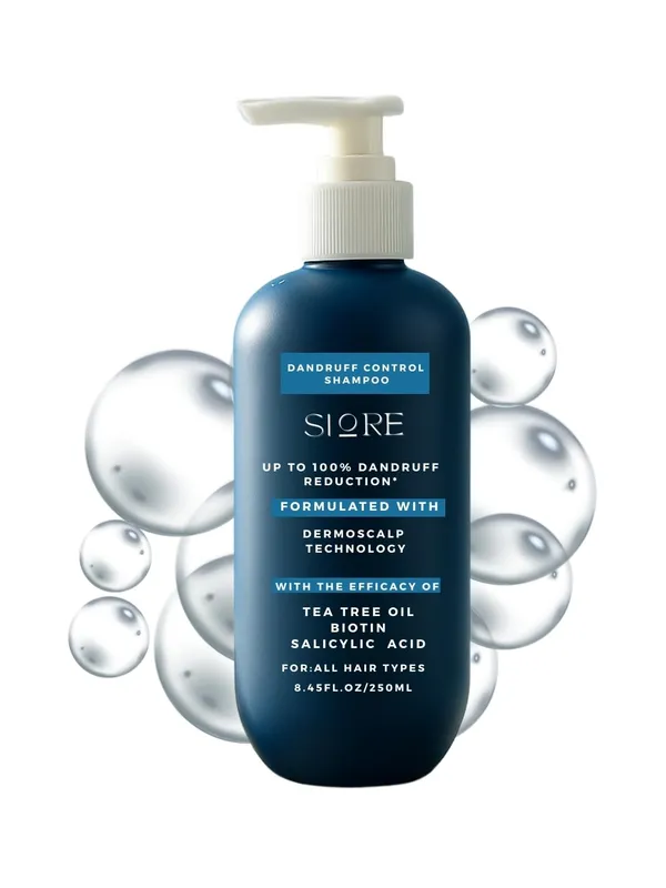 Dandruff_Control_Shampoo_With_Tea_Tree_Oil_Biotin_Salicylic_Acid_0.2_W/W_Dermoscalp_Technology_For_All_Hair_Types_250Ml_Blue_Pack_Of_1_250_Ml