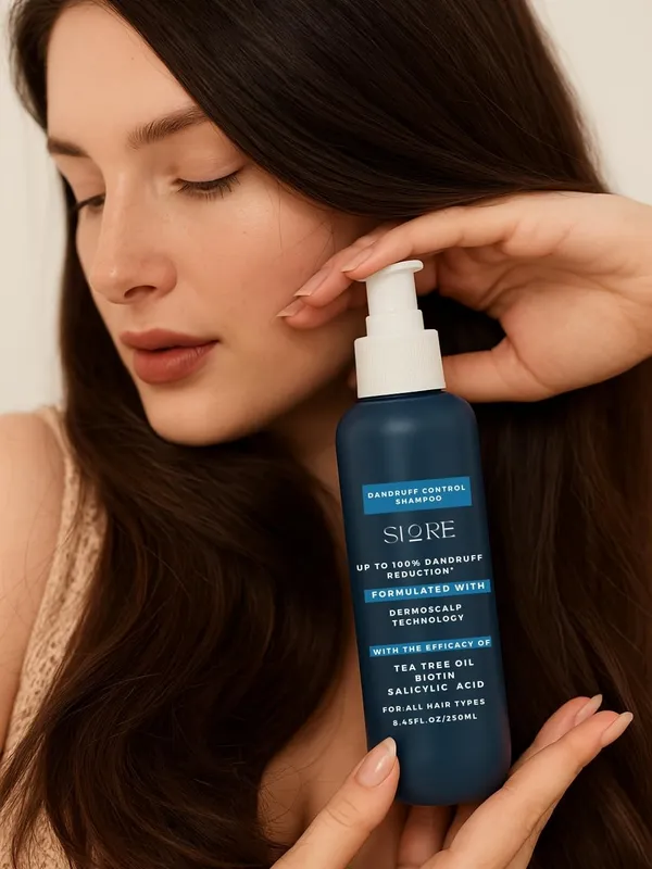 Dandruff_Control_Shampoo_With_Tea_Tree_Oil_Biotin_Salicylic_Acid_0.2_W/W_Dermoscalp_Technology_For_All_Hair_Types_250Ml_Blue_Pack_Of_1_250_Ml