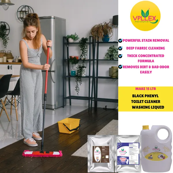 Vpllex_Multi_Cleaning_Combo_Pack_|_1_Can_with_Washing_Liquid_Base_+_1_Toilet_Cleaner_Base_Material_+_1_Black_Phenyl_Base_(Pine_Fragrance)_|_Makes_15_Liters_Premium_Liquid