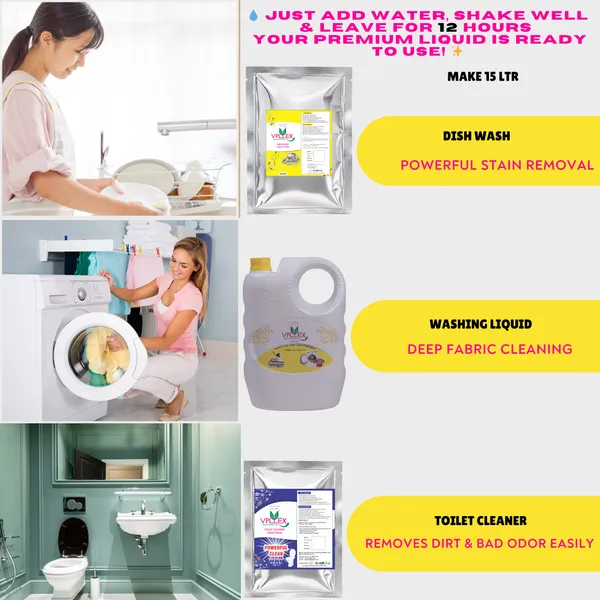 Vpllex_Multi_Cleaning_Combo_Pack_|_1_Can_with_Washing_Liquid_Base_+_1_Dish_Wash_Base_Material_+_1_Toilet_Cleaner_Base_|_Makes_15_Liters_Premium_Liquid
