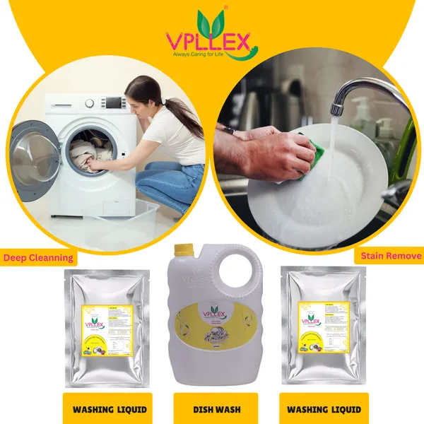 Vpllex_Washing_Liquid_Combo_Pack_|_1_Can_with_Dishwash_Base_+_2_Washing_Liquid_Base_Materials_|_Makes_15_Liters_Premium_Liquid