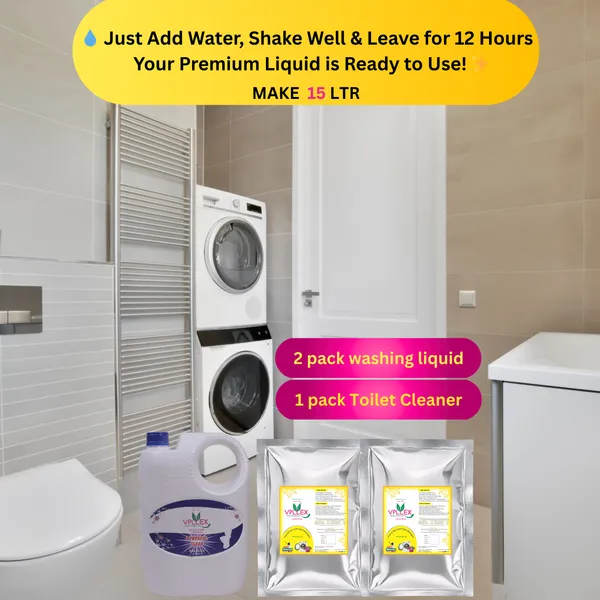Vpllex_Cleaning_Liquid_Combo_Pack_|_1_Can_with_Toilet_Cleaner_Base_+_2_Washing_Liquid_Base_Materials_|_Makes_15_Liters_Premium_Liquid