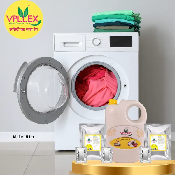 Vpllex_Washing_Liquid_Combo_Pack_|_1_Can_with_Washing_Liquid_Detergent_Base+_2_Extra__Washing_Liquid_Base_Materials_|_Makes_15_Liters_Premium_Detergent_Liquid