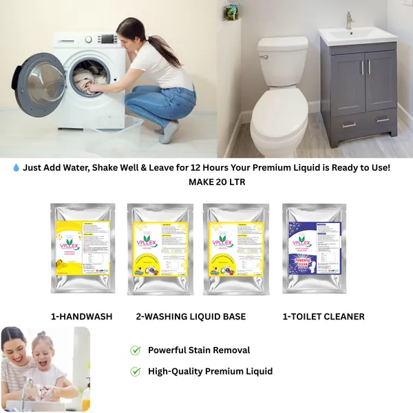 Vpllex_Multi_Cleaning_Combo_Pack_|_2_Washing_Liquid_Base_Materials_+_1_Toilet_Cleaner_Base_+_1_Handwash_Base_|_Makes_20_Liters_Premium_Liquid