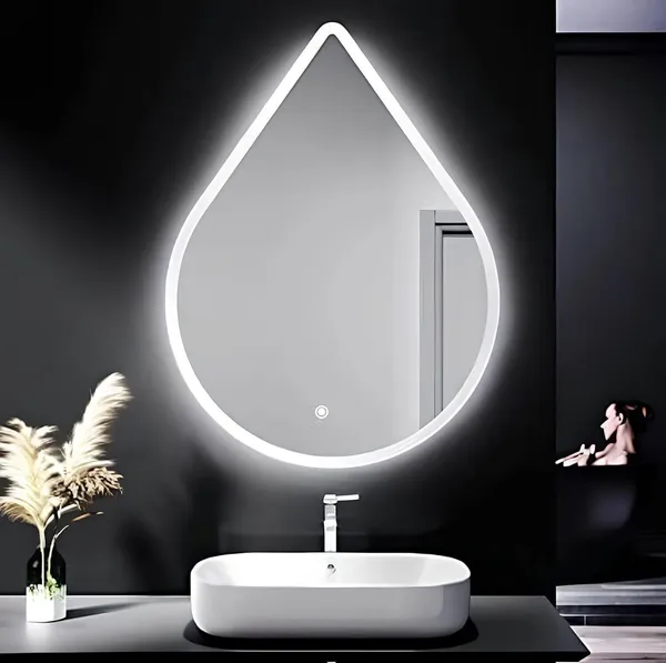 Nabab_Led_Mirror_For_Bathroom_Water_Drop_Shape_Size_18X24,_Bathroom_Mirror_Decorative_Finish_Polished