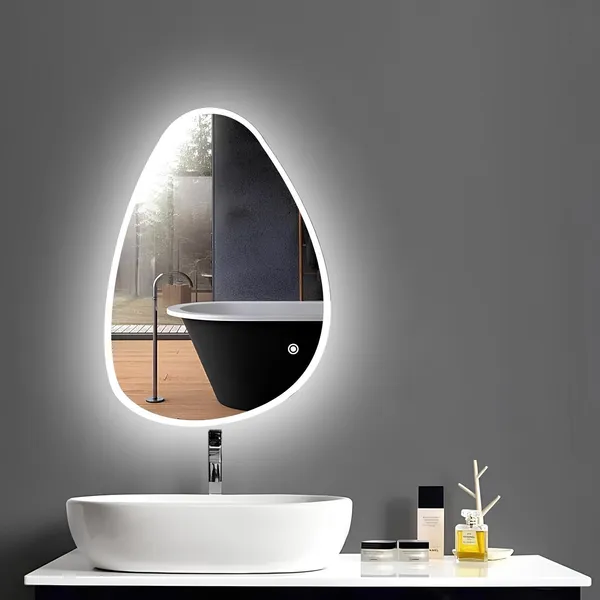 Nabab_Led_Mirror_For_Bathroom_Wash_Basin_Size_18X24,_Decorative_Finish_Polished_Bathroom_Mirror_Designer_Finish_Polished