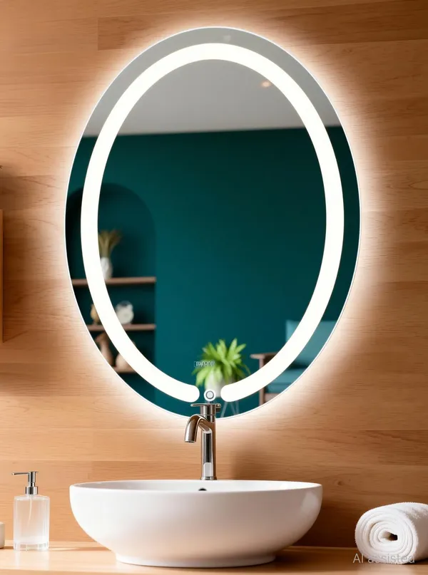 Nabab_Led_Mirror_For_Bathroom_Capsul_Cut_Shape_Size_18X24,_Lighted_Mirror_Oval_Finish_Polished