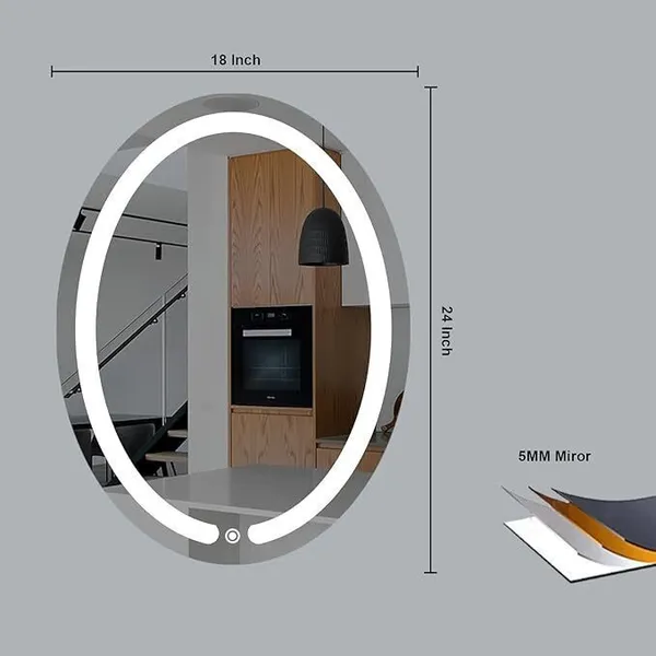 Nabab_Led_Mirror_For_Bathroom_Capsul_Cut_Shape_Size_18X24,_Lighted_Mirror_Oval_Finish_Polished