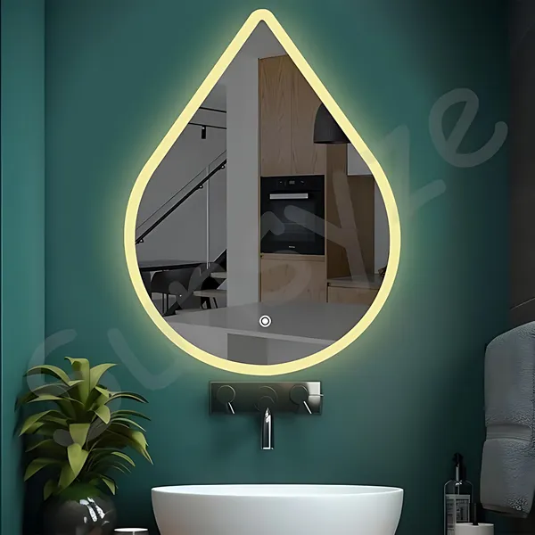 Nabab_Led_Mirror_For_Bathroom,_Water_Shape_And_Office,_18X24_Wall_Mounted_Designer_Mirror_With_Light_3_Color_Light_Warm,_White_And_Natural_Light_Brightness_Adjustable_Bathroom_Mirror_Decorative_Finish_Polished