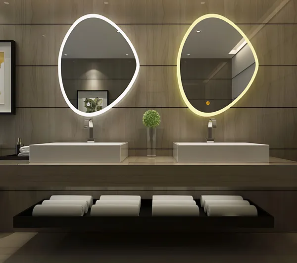 Nabab_Led_Triangular_Mirror_For_Bathroom_Wash_Basin_Size_18X24,_Bathroom_Mirror_Oval_Finish_Polished